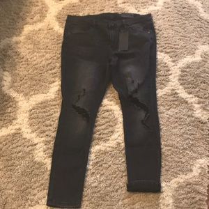 Black Mid Rise Jeggings